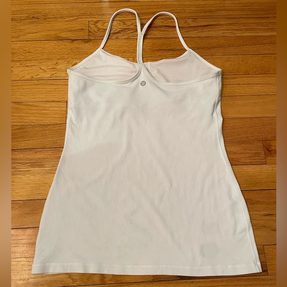 Lululemon White Y Tank - Picture 2 of 2
